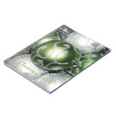 'Green and Silver Sparkle' Notitieboek/tijdschrift Notitieboek (Linkerzijde)