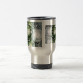 "Green and Silver Sparkle" Travel Mug Reisbeker (Center)