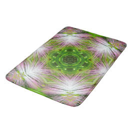 GREEN AND WHITE ABSTRACT DRAWING. SAMER BRASIL. 2 BADMAT