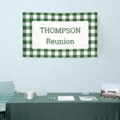 Green and White Buffalo Check Reunion Party Spandoek (Beurs)