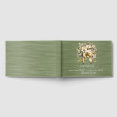 Green and White Christmas Winterberry Wedding Gastenboek (Volledig)