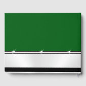 Green and White Class gastenboek (Achterkant)