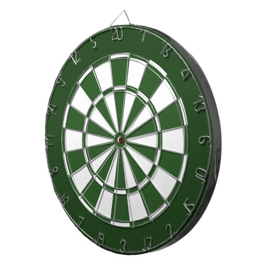 Green and White Dartbord (Voorkant Rechts)
