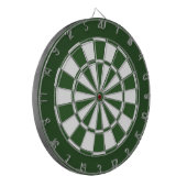 Green and White Dartbord (Voorkant Links)