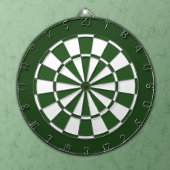 Green and White Dartbord
