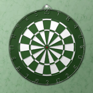 Green and White Dartbord