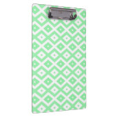 Green and white diamond pattern klembord (Rechts)