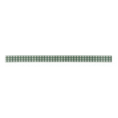Green and White Gingham Medium Satijnen Lint (Voorkant)