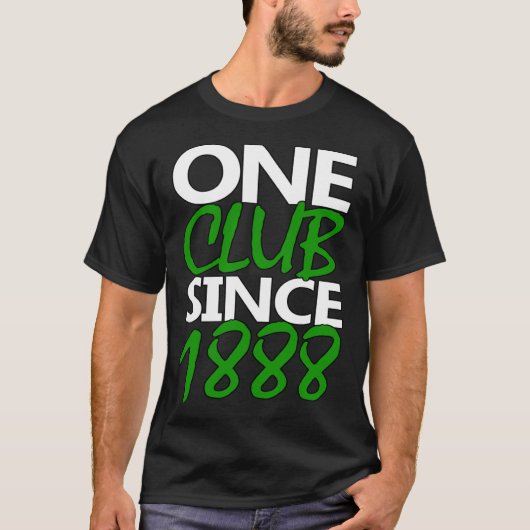 Green and White Glasgow Since 1888 T-shirt (Voorkant)