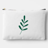 Green and White Minimalist Greenery Etui (Voorkant)