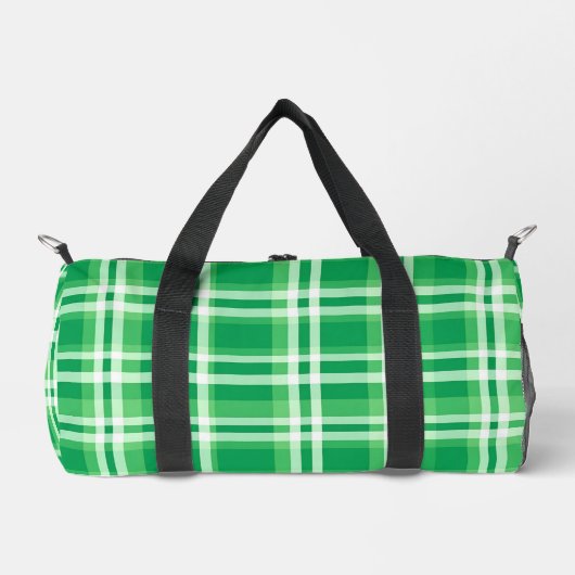 Green And White Plaid Plunjezak (Voorkant)