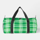 Green And White Plaid Plunjezak (Achterkant)