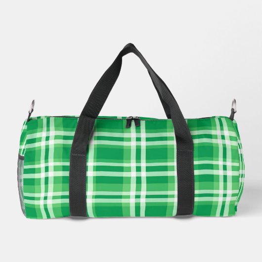 Green And White Plaid Plunjezak (Achterkant)