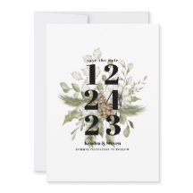 Green and White Winter Forest Bouquet |