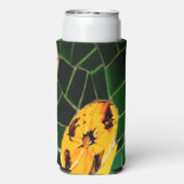 Green and Yellow Floral Mosaic Seltzer Blikjeskoeler (Seltzer Achterkant)