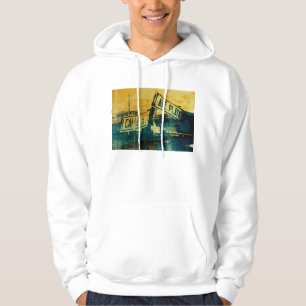 Green and Yellow Street Sign Hoodie