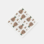 Green and Yellow Texas Afstuderen Armadillo Servet (Hoek)