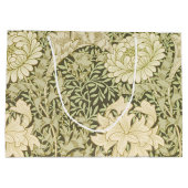 Green and Yellow William Morris Gift Bag Groot Cadeauzakje (Achterkant)
