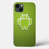 Green Android iPhone 13 Hoesje (Achterkant)