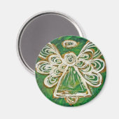 Green Angel Art Custom Magnet-cadeaus Magneet (Voorkant / Achterkant)