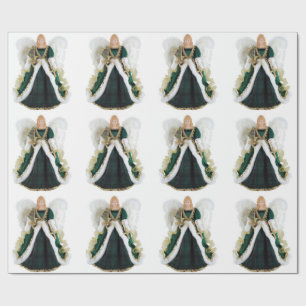 Green Angel Cadeaupapier