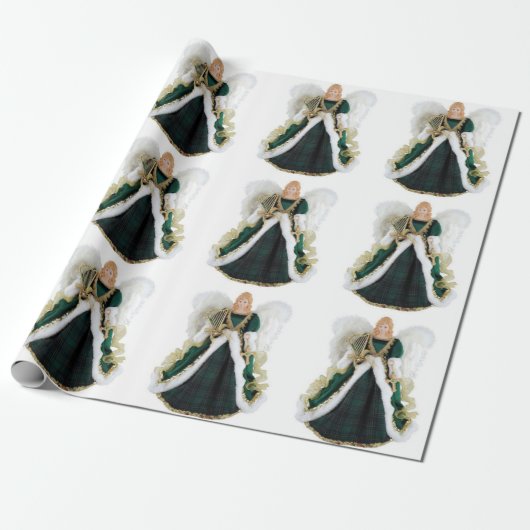 Green Angel Cadeaupapier (Uitgerold)