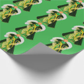 Green Angel Green Wrapping Paper Cadeaupapier (Hoek)