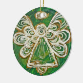 Green Angel Ornament (Links)