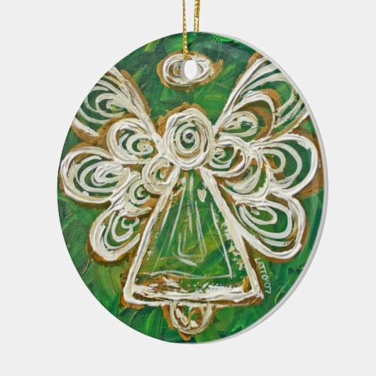 Green Angel Ornament (Links)