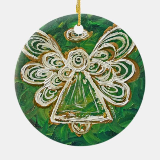 Green Angel Ornament (Achterkant)