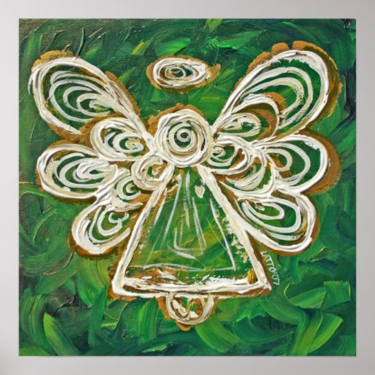 Green Angel Poster Print (Voorkant)