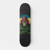 Green Angry Monkey Persoonlijk Skateboard (Voorkant)