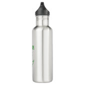 Green Angry T Rex Dino Waterfles (Rechts)