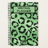 "Green Animal Print Planner (Voorkant)