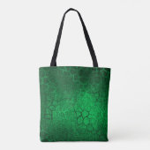 Green Animal Print Tote Bag (Achterkant)