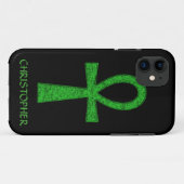 Green Ankh iPhone 5 Hoesje (Achterkant (horizontaal))