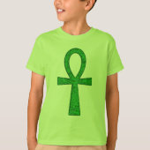 Green Ankh-Kinderen T-shirt (Voorkant)