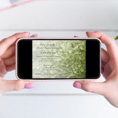 Green Annabelle Hydrangea Floral Vrijgezellenfeest Kaart