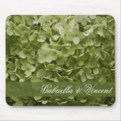 Green Annabelle Hydrangea Floral Wedding Muismat (Voorkant)