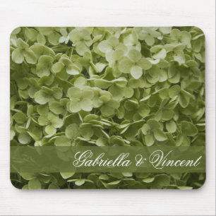 Green Annabelle Hydrangea Floral Wedding Muismat