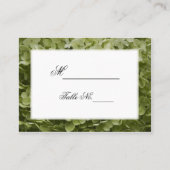 Green Annabelle Hydrangea Wedding Place Kaarten Plaatskaartje (Voorkant)