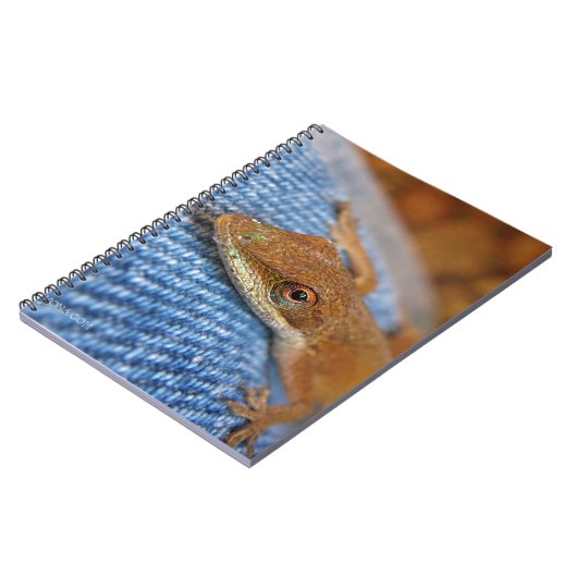 Green Anole Lizard Notitieboek (Linkerzijde)