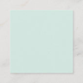 Green anole with Fuchsias Informatiekaartje (Achterkant)