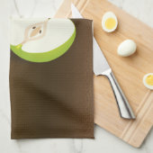 Green Apple-and-a-Half stilstaand leven Theedoek (Quarter Fold)