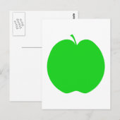 Green Apple. Briefkaart (Voorkant / Achterkant)