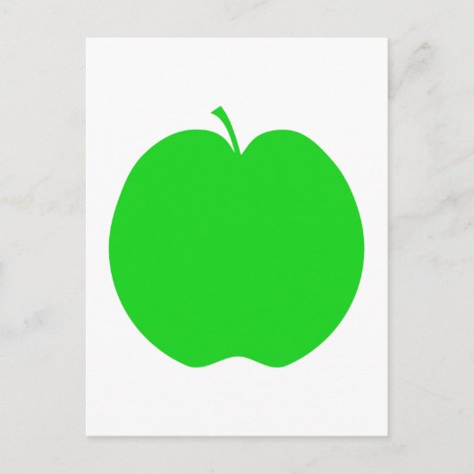 Green Apple. Briefkaart (Voorkant)
