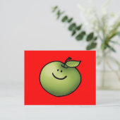 Green Apple Briefkaart (Staand voorkant)