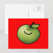 Green Apple Briefkaart (Voorkant / Achterkant)