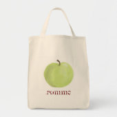 Green Apple-Canvas tas (Voorkant)