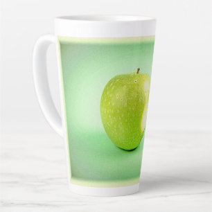 "Green Apple" Cute Photo. Bestel nu Latte Mok